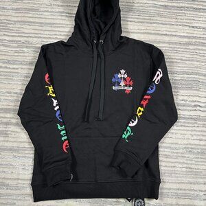 Chrome Hearts Multi Color Cross Cemetery Hoodie Size Large
